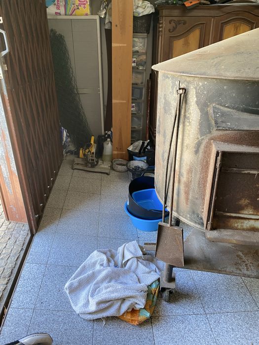 Forno a lenha usado