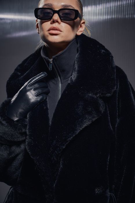 Шубка із еко хутра бренду Gepur