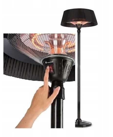 Grzejnik tarasowy, promiennik ogrodowy 1000/2000W Blumfeldt  S-051