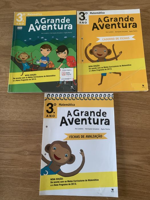 Manuais / Livros - A Grande Aventura 3º Ano