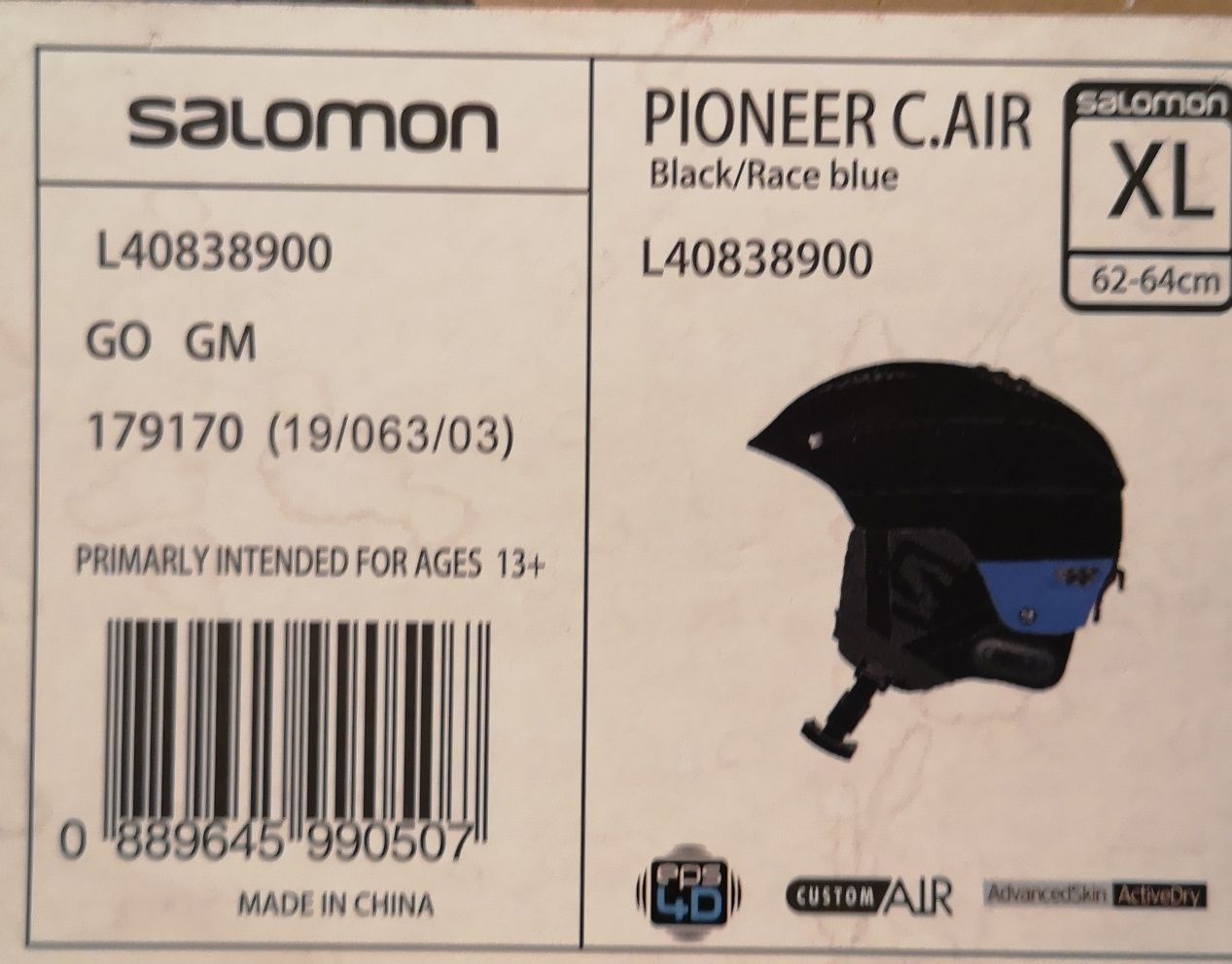 Kask Salomon PIONEER C.AIR rozm. XL 62-64 cm