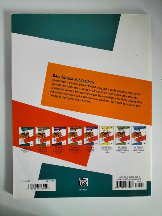 Livro Chord Chemistry - Ted Greene - Teoria Musical / Ensino Guitarra