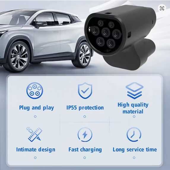 Adaptador CCS para TIPO 2 - TESLA