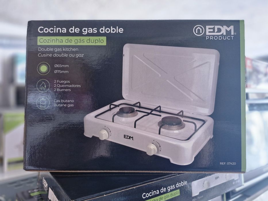 Fogão a gás portátil  2 bicos