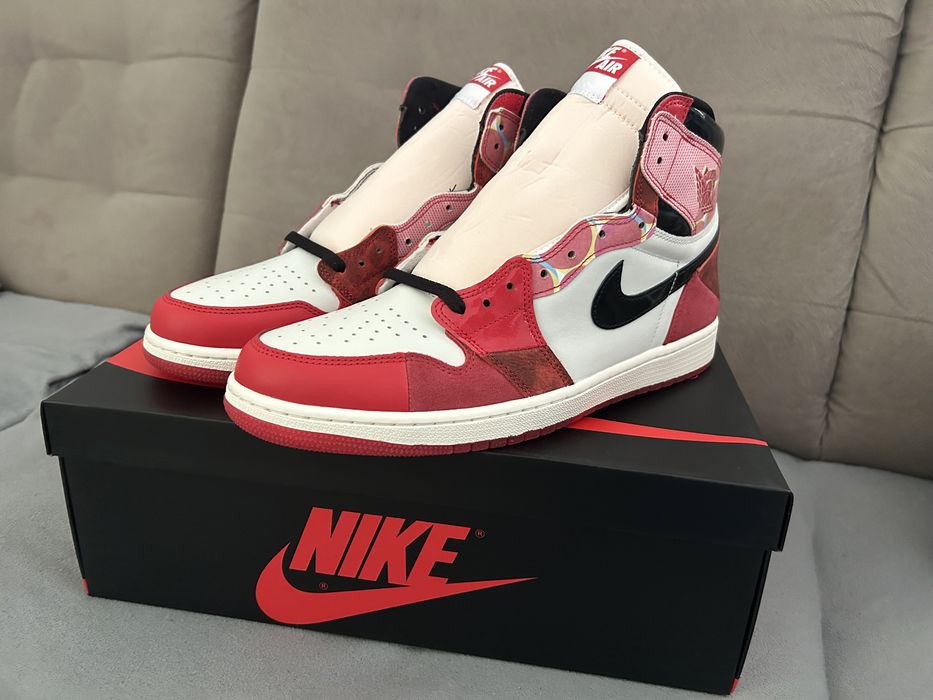 Nike air jordan 1 high og spider-man across the spider-verse