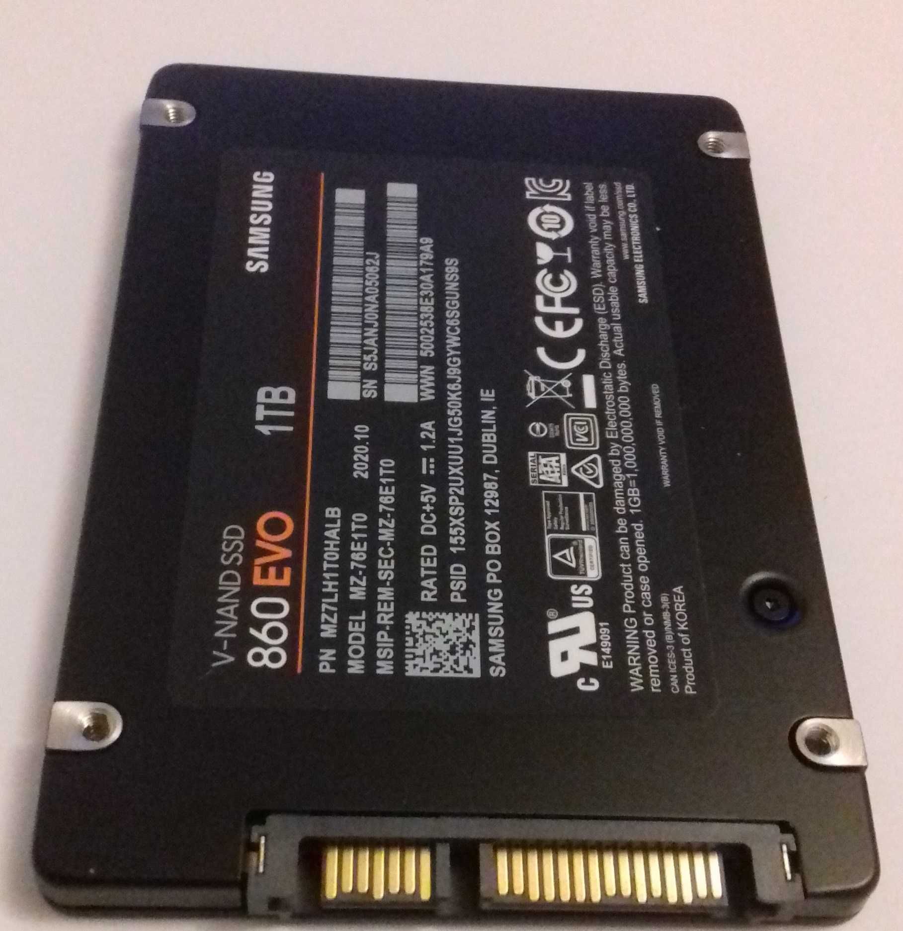 Samsung-860 evo-1tb. Dysk ssd- inne modele foto.