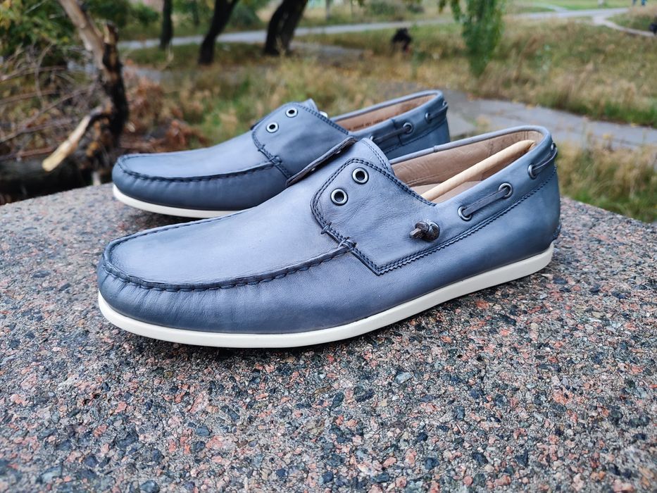 John Varvatos мокасины топсайдеры р.46. Б/у 1 раз.