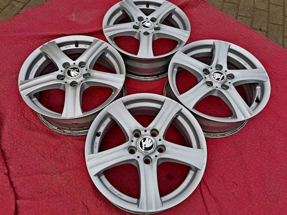 ALUFELGI 16' SKODA OCTAVIA II III Superb Yeti Karoq - ET48 - 5x112