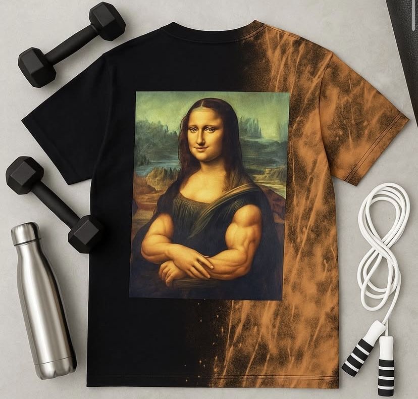 T-shirt ginásio feitas a mao