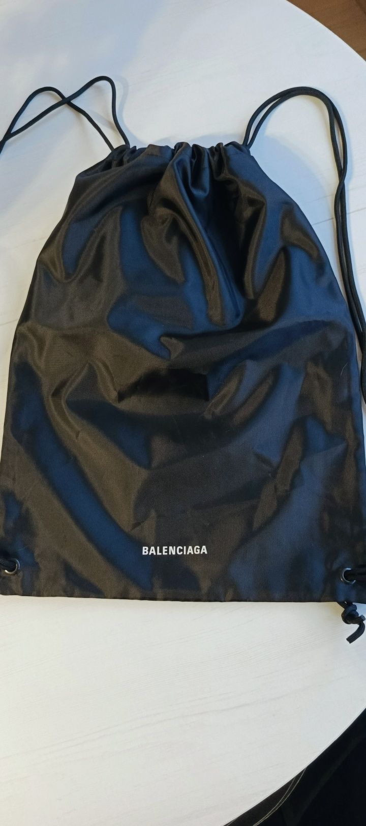 Plecak torba typu worek czarny Balenciaga