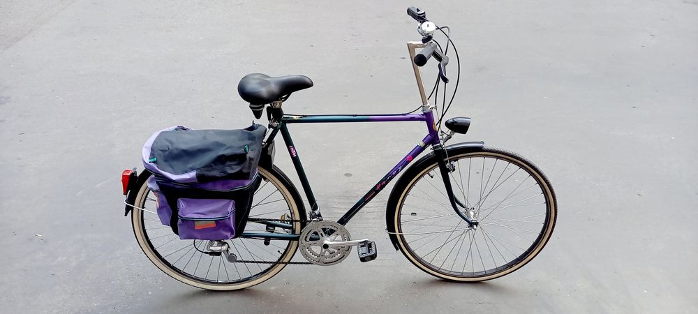 solidny wyposażony rower miejski trekkingowy KTM 28 / rama 57