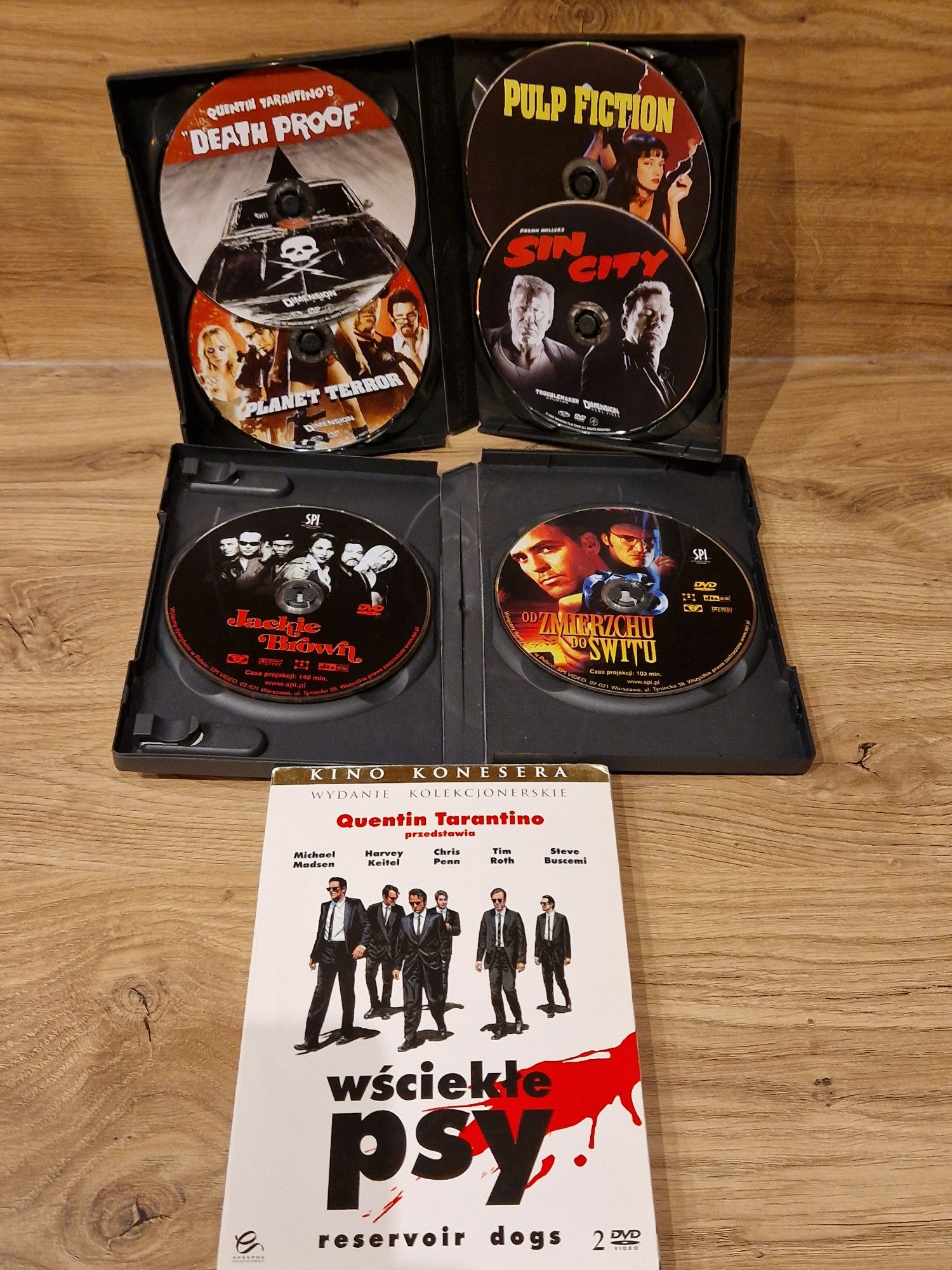 Filmy DVD kolekcja Quentin Tarantino