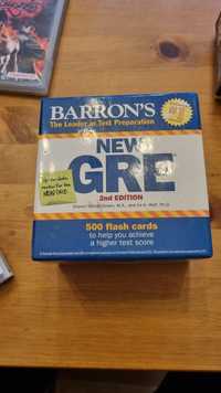 New GRE 500 Flash cards, fiszki z angielskiego, Barron's, jak nowe