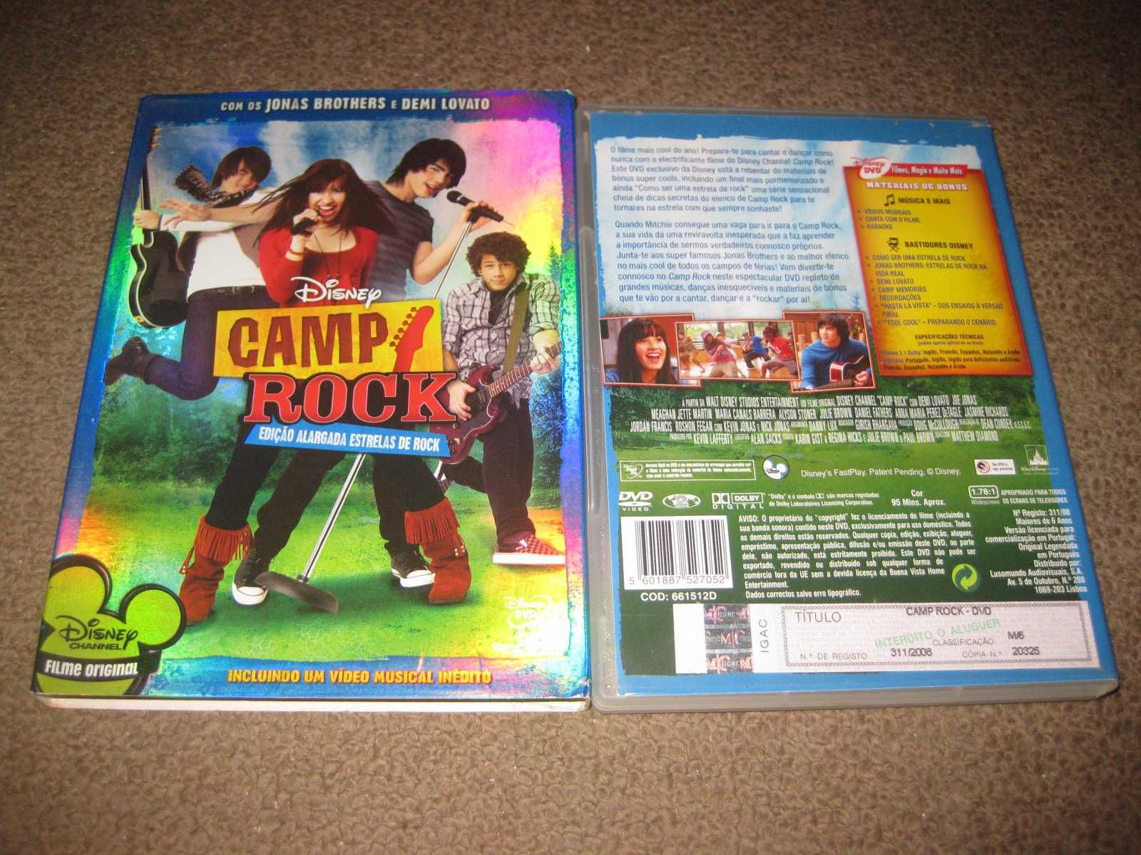 DVD "Camp Rock" com Demi Lovato/Edição Slidepack!