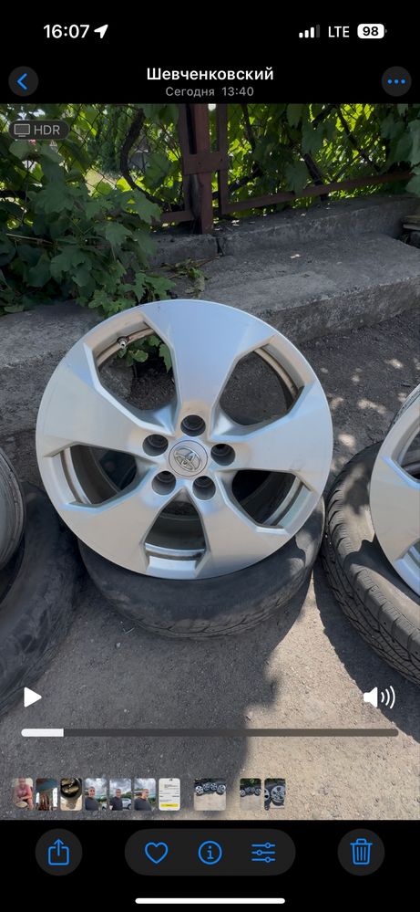 Диски TOYOTA R17