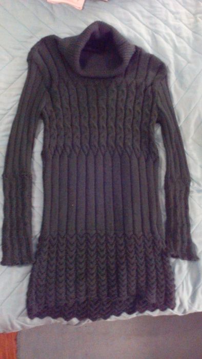 Magnifico Casaco e Vestido de Malha