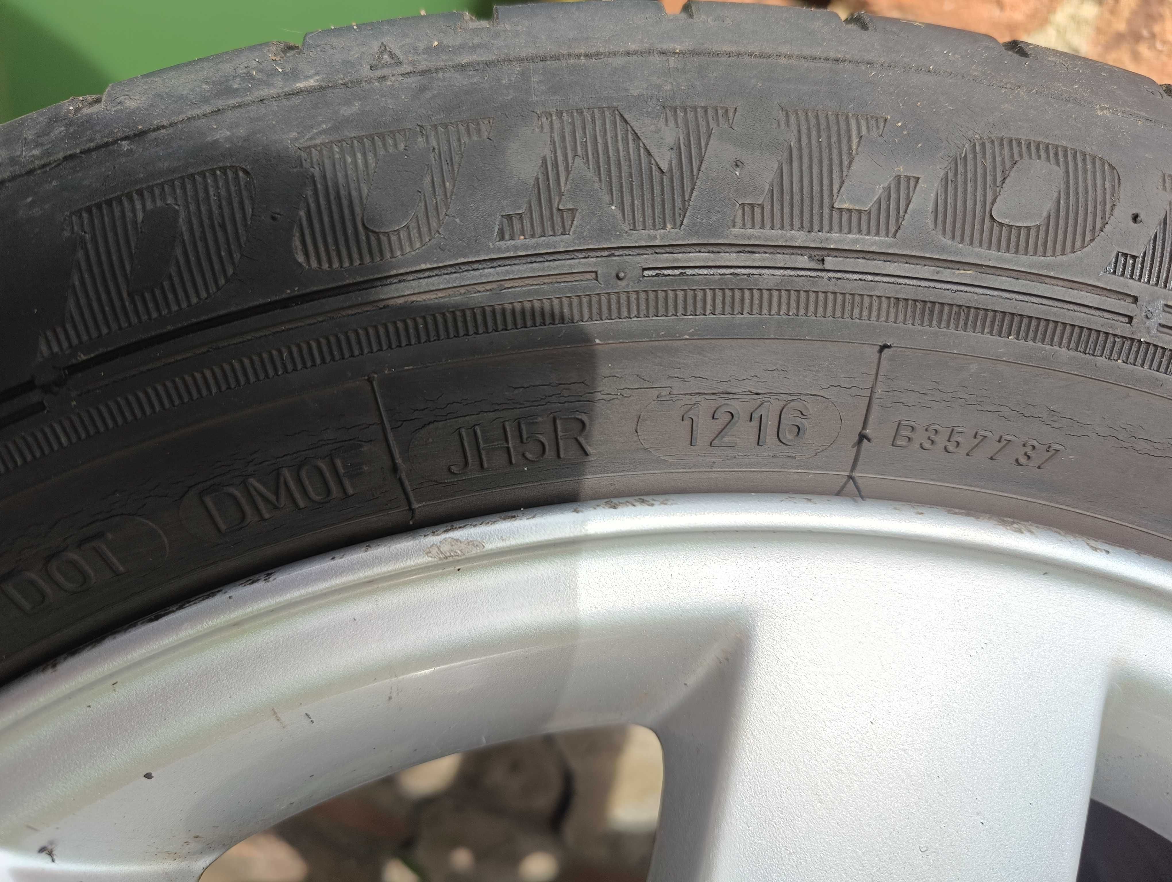 BMW Felgi Aluminiowe Oryginalne 7Jx16 IS47 + Dunlop letnie 205/55 R16