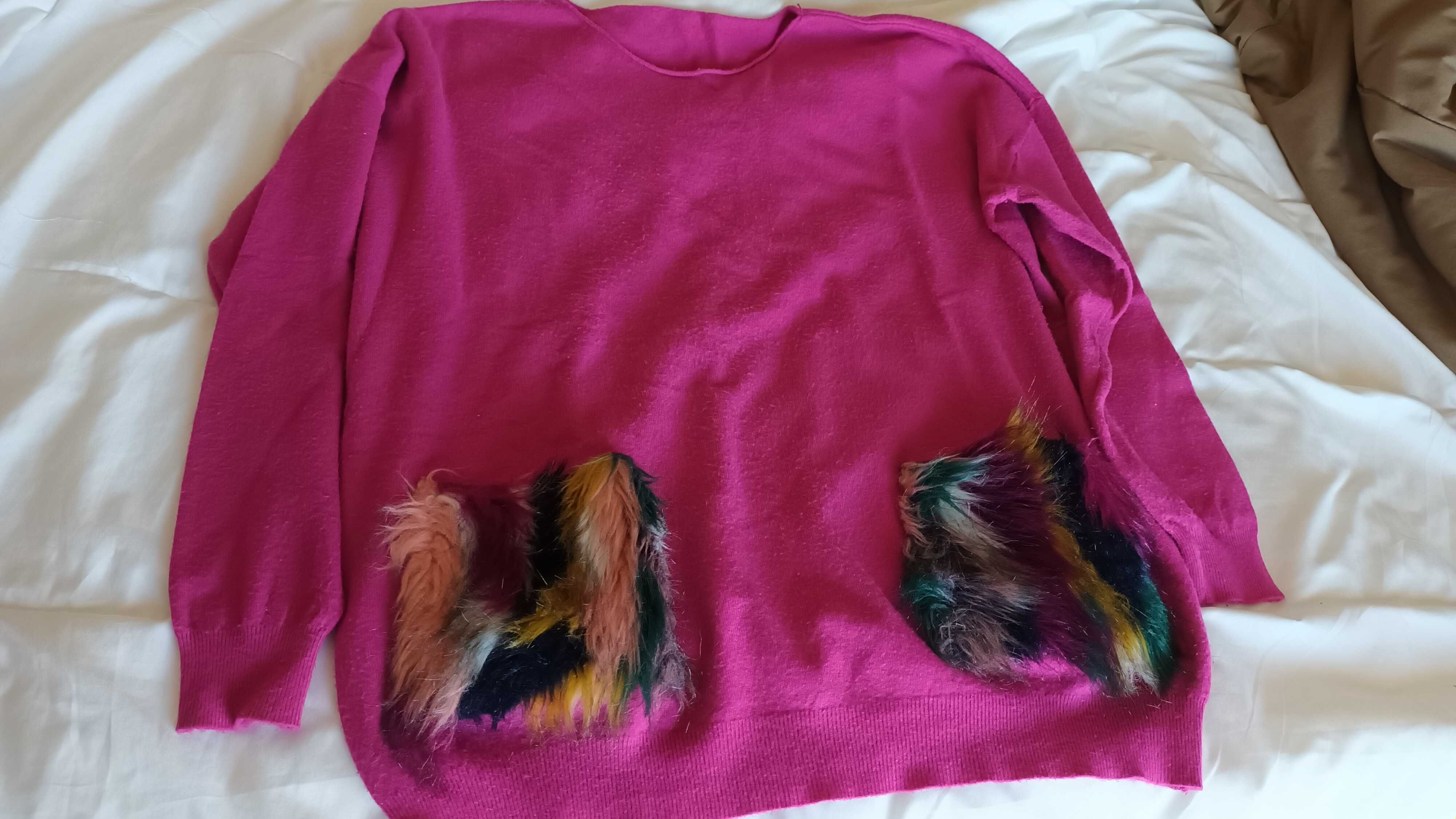 Camisola em rosa