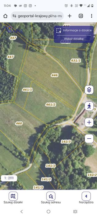 Działka komercyjna 8000 m² z mediami