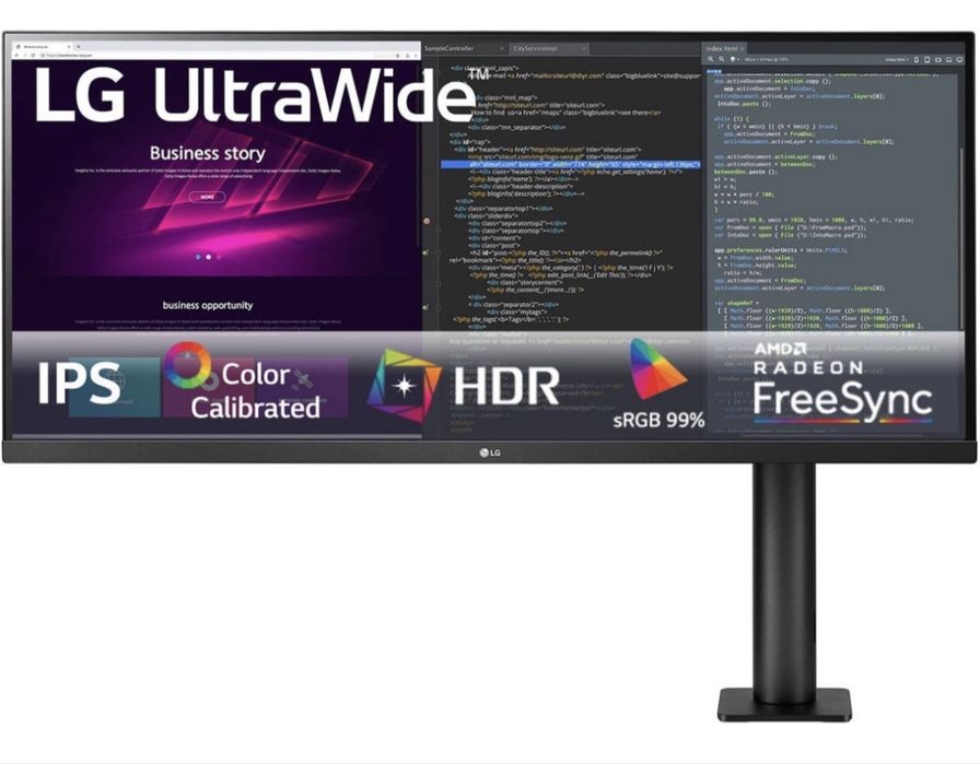Monitor LG 34WN780-B (34'' - QHD+ - LED IPS - AMD FreeSync)
