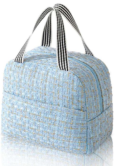 Mała Torba Chłodząca do Pracy Szkoły Piknik Podróż Plaża niebieska