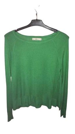 camisola verda zara