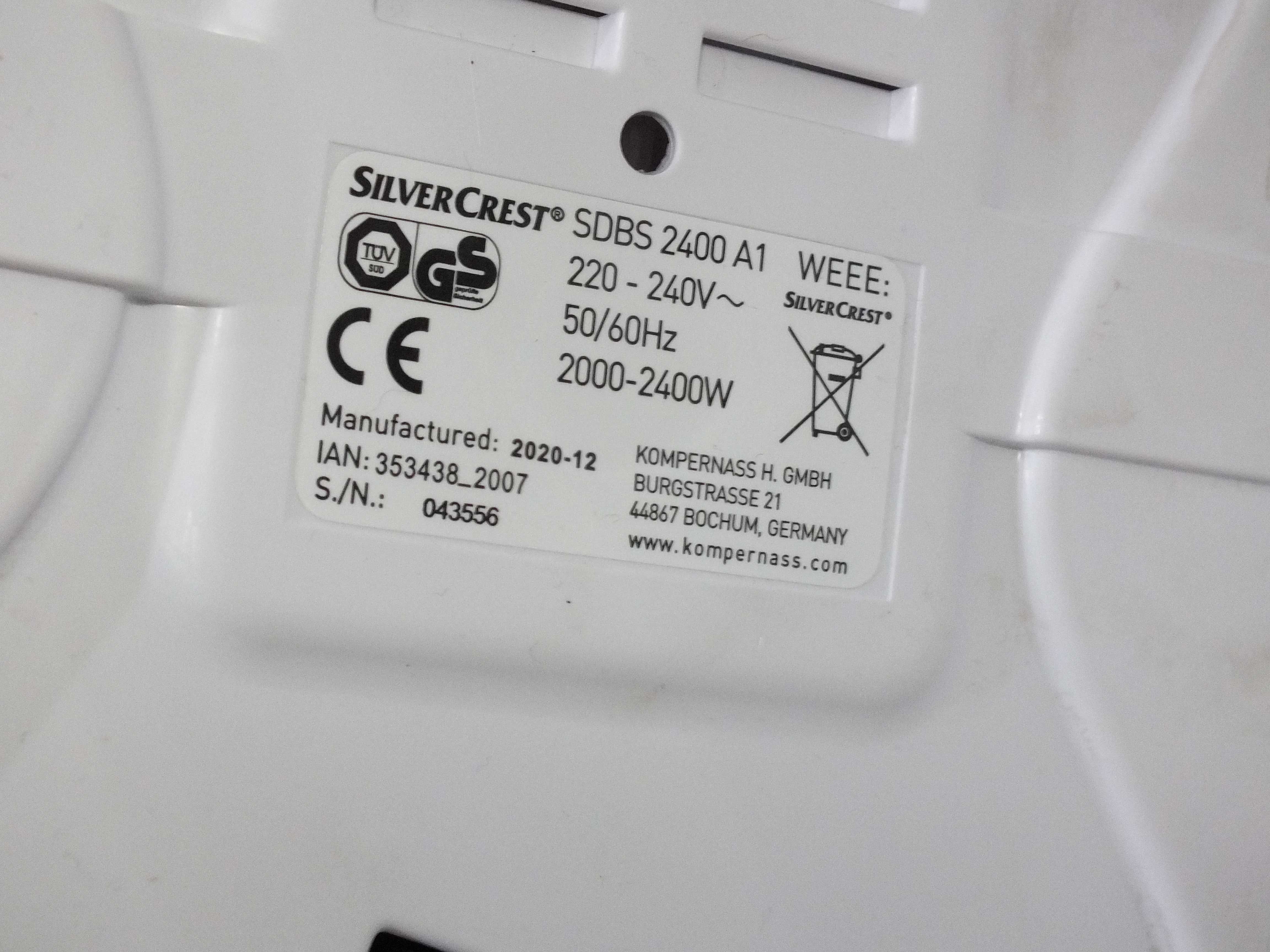 **Żelazko/Generator pary SilverCrest SDBS 2400 A1- Stówka Grudziądz**