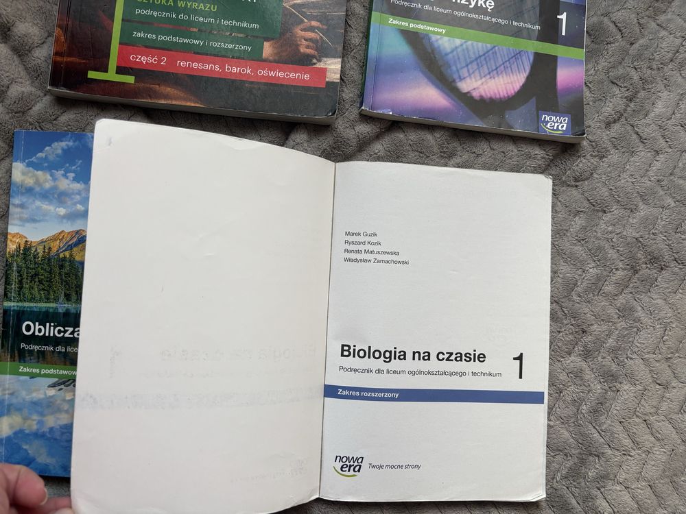 Biologia na czasie 1 zakres rozszerzony
