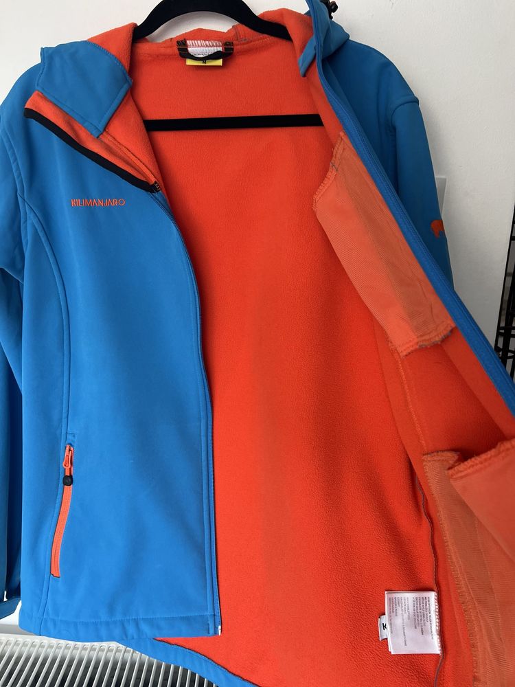 Kurtka Softshell M Kilimanjaro niebieska pomarańczowa