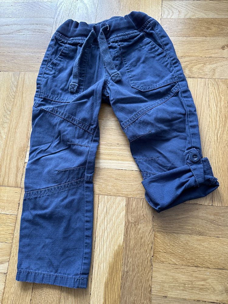 Spodnie z podwijana nogawka F&F roz 98