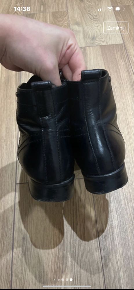 czarne botki lasocki