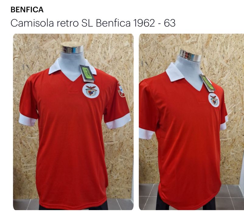Camisola Retro Benfica 1962/63