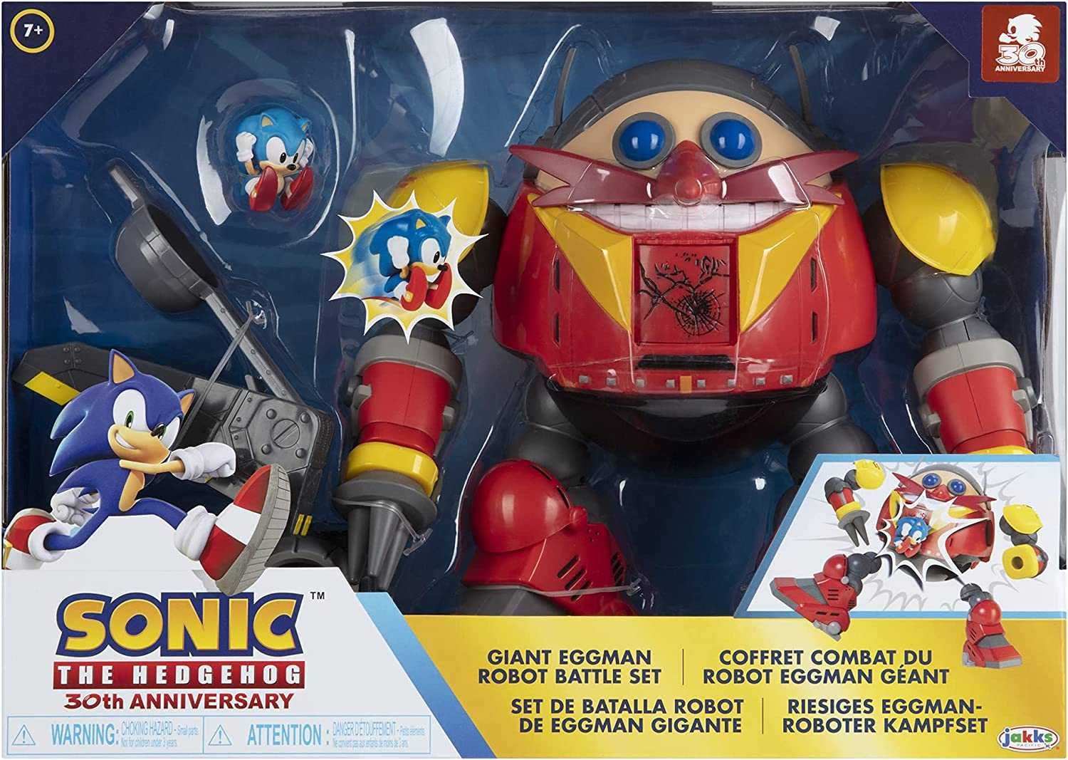 Оригінал Сонік та Доктор Еггман Sonic Giant Eggman Robot, катапульт