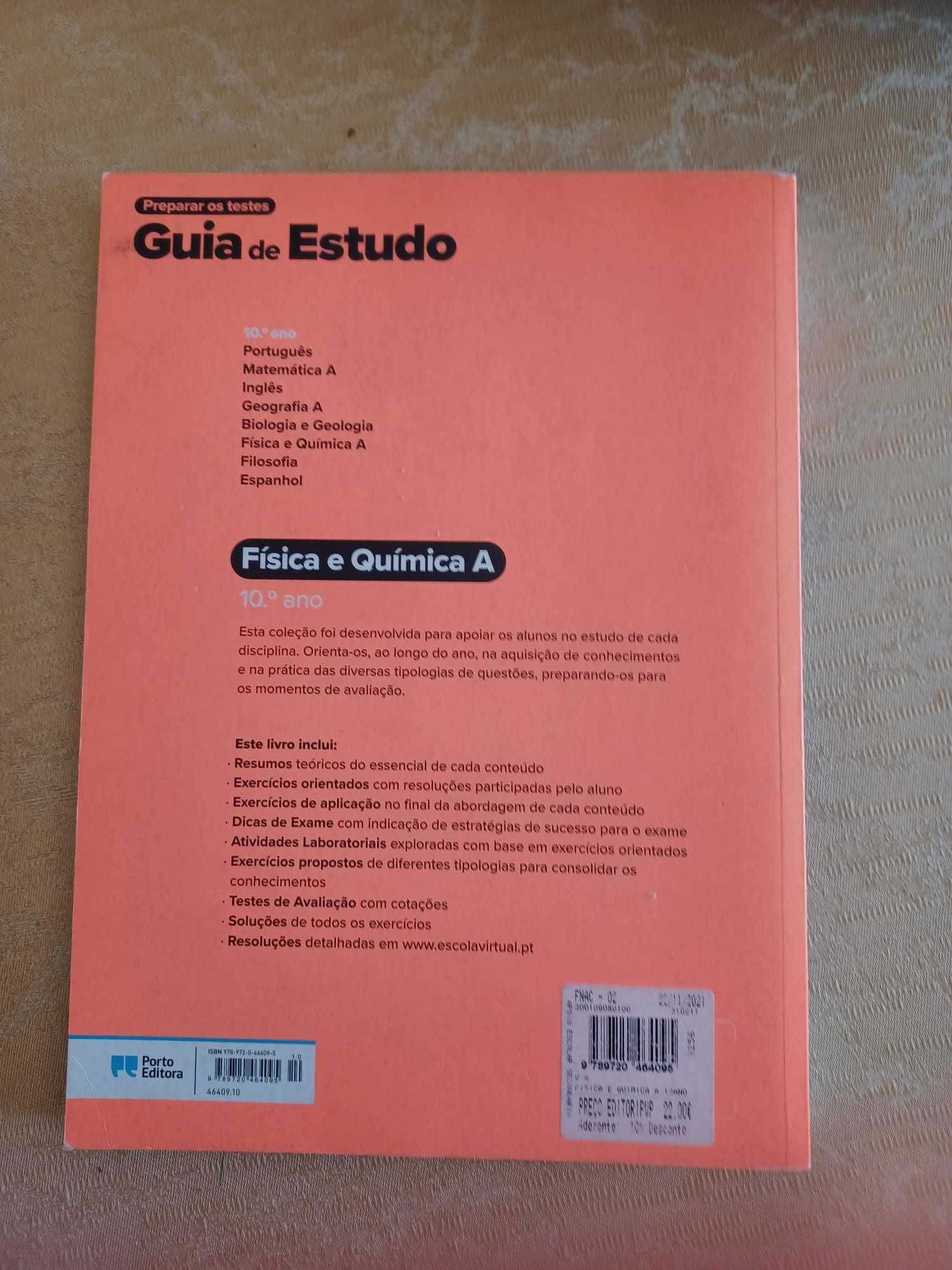 Guia de Estudo - Física e Química - 10.º Ano (NOVO)