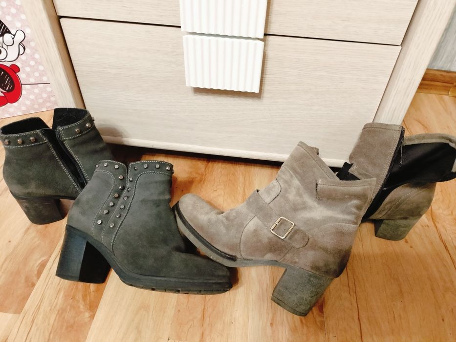 Kozaczki damskie rozm 37 dwie pary