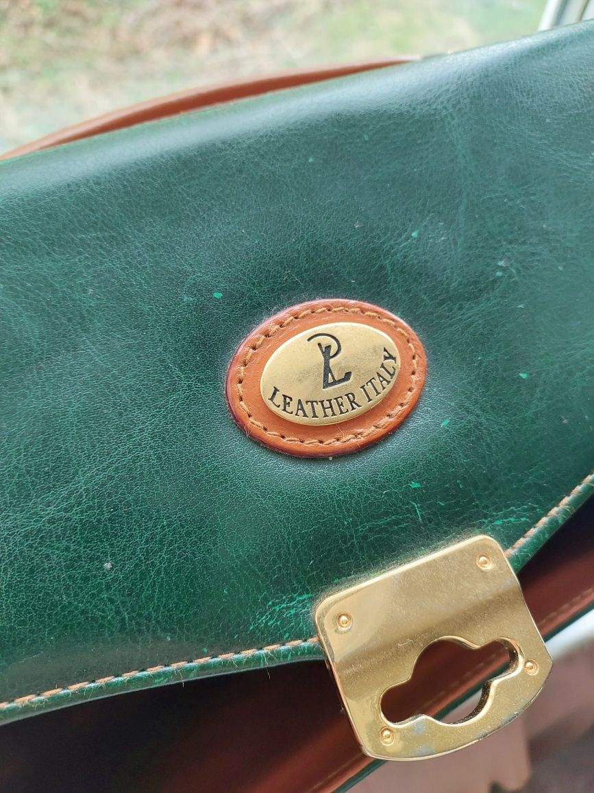 Сумочка брендова  Leather Italy /LP, натуральна шкіра