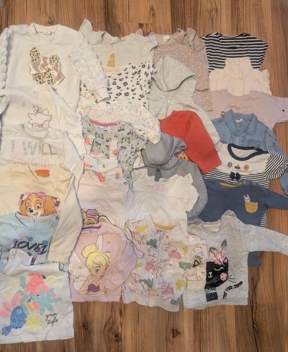 Paka ubranek 74/80 sprzedam lub oddam za