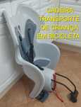 CADEIRA PARA CRIANÇA EM TRANSPORTE DE BICICLETA.Passeio,Relaxar,Escola