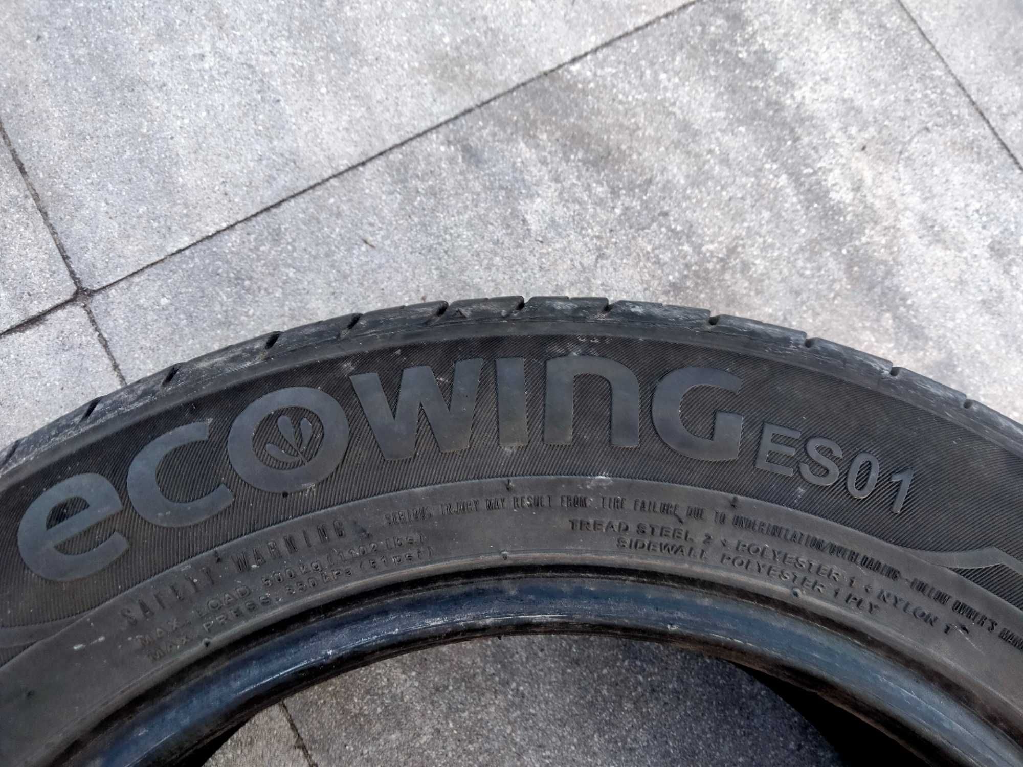 4szt opony lato 185/60R15 84H Kumho ecowing es01 6mm ladne