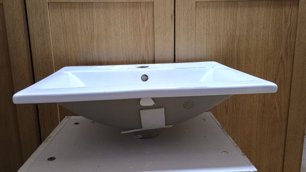 Umywalka wpuszczana 51cmx40cmx17cm