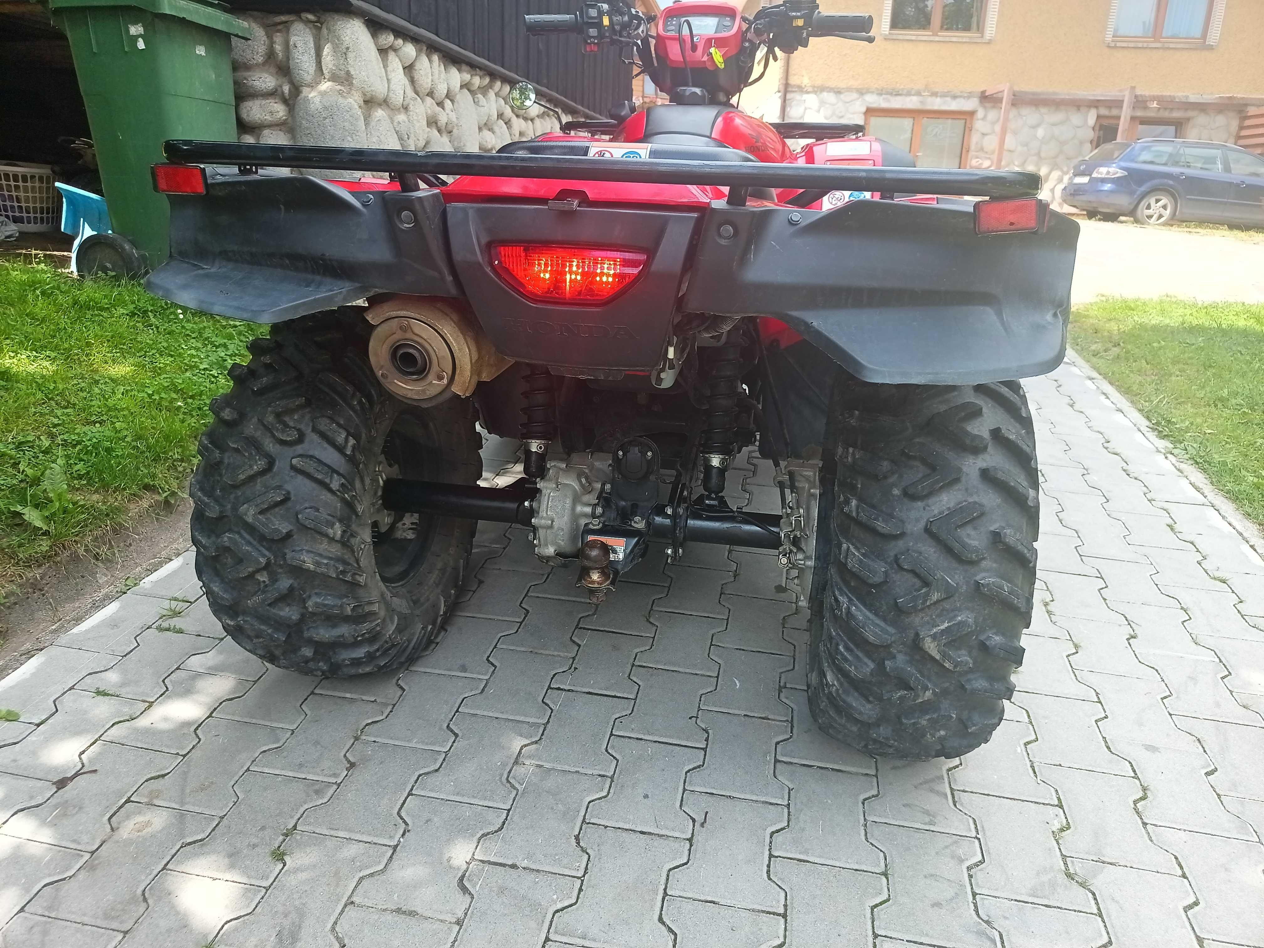 Quad Honda TRX 500 - napęd 4x4 lub 4x2.