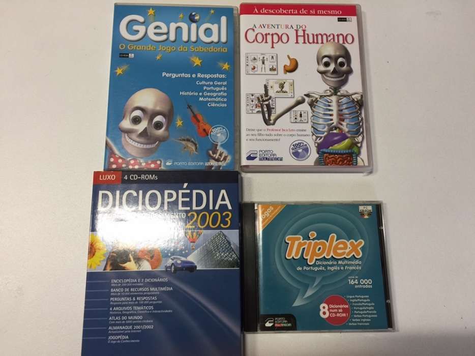 4 CDs/DVDs de aprendizagem