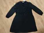 Nowa elegancka sukienka r 46 4xl 3xl czarna rozkloszowana wieczorowa