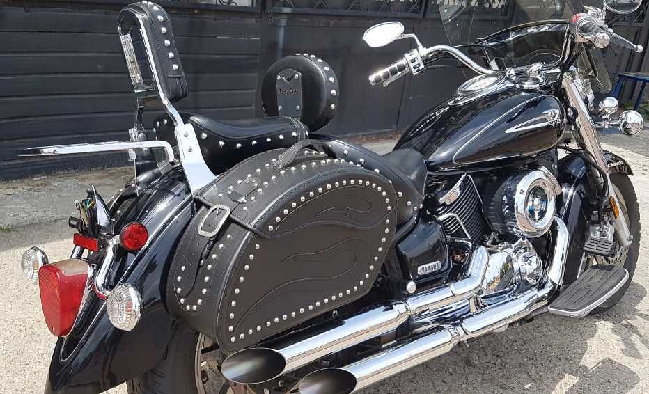 Yamaha drag star 1100 classic sakwy boczne