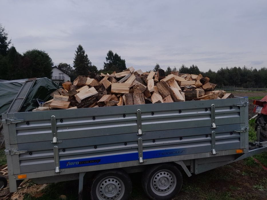 Drewno opałowe kominkowe dąb brzoza sosna