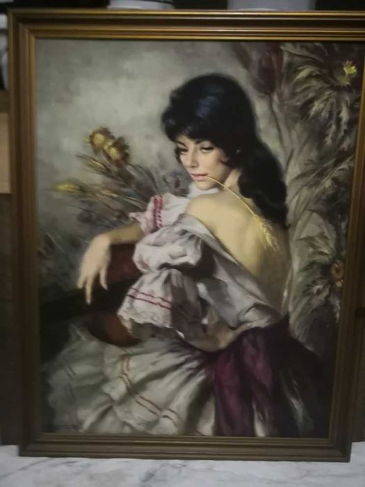 2 quadros com caixilho (réplicas)