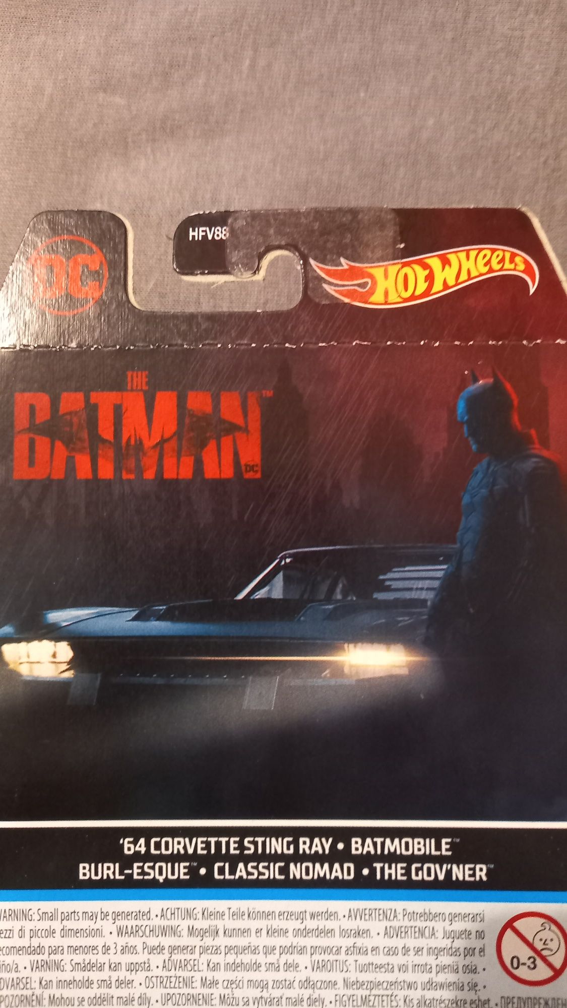 Auta hot wheels batman 5pack