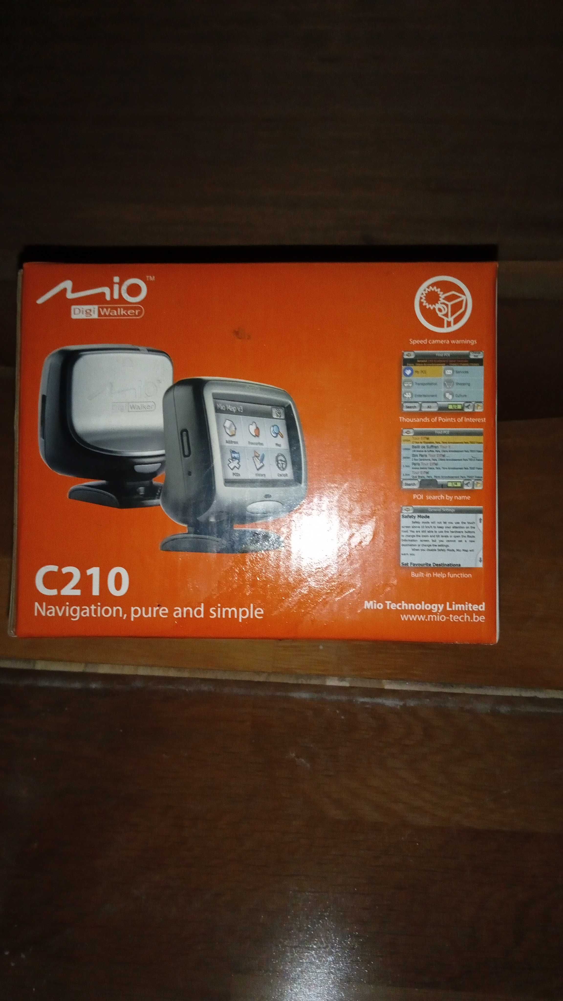 GPS Mio C210 Pilhas