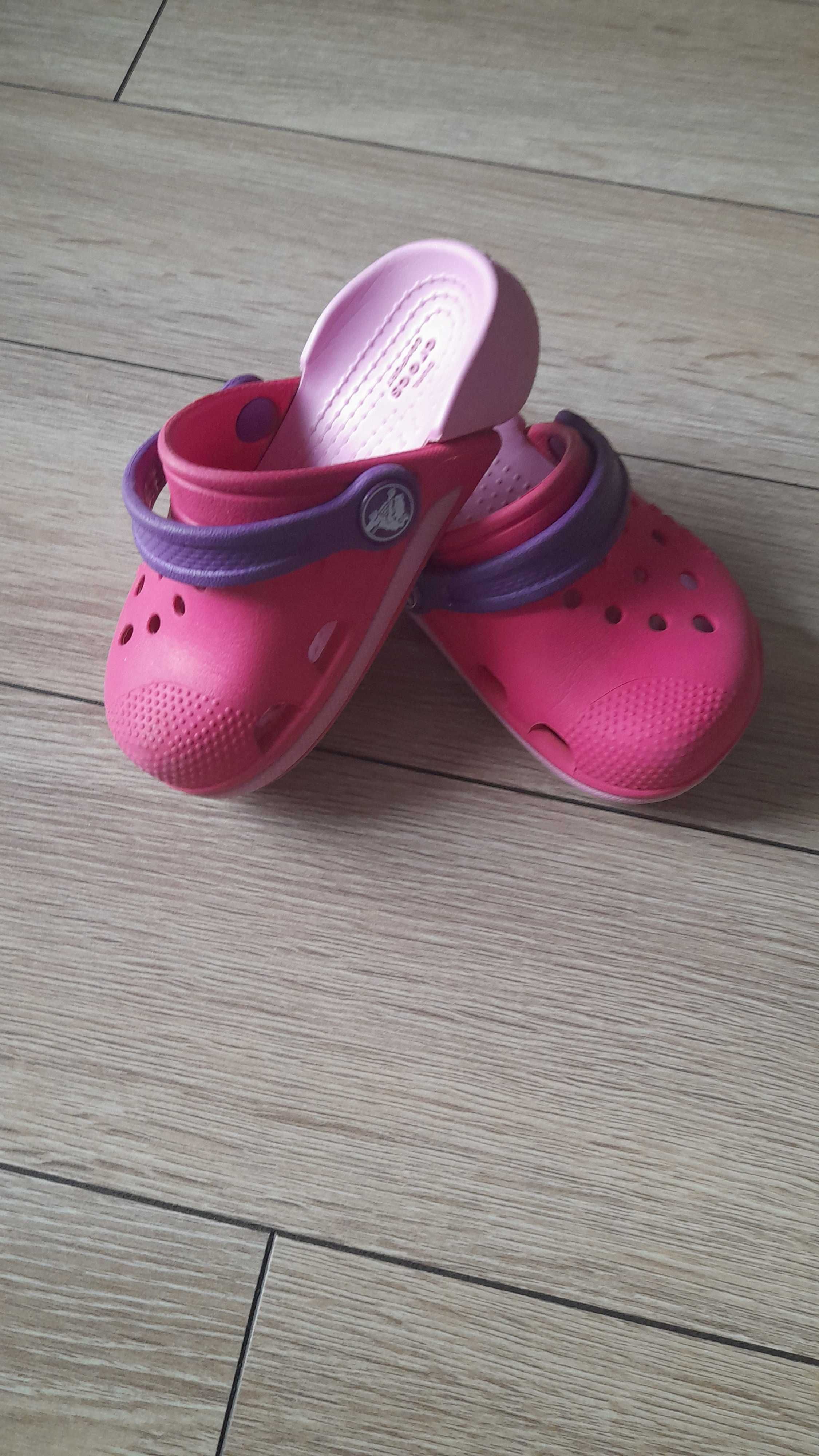 Crocs klapki c7 dla dziewczynki wiosna lato