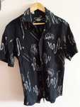 Camisa preta, LS Sport, tamanho L